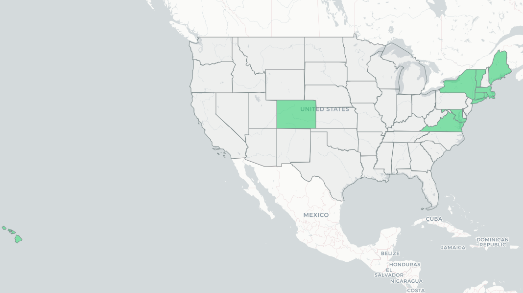 National overview map